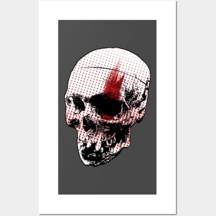 Trash Polka Skull Posters and Art